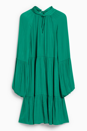 Dámské - Áčkové šaty - zelená