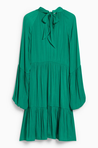 Dona - Vestit de línia A - verd