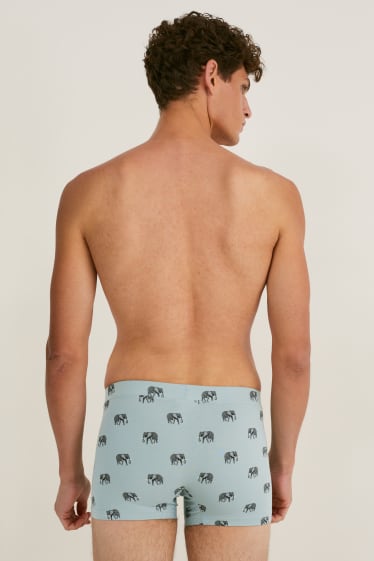 Hommes - Lot de 2 - boxers - LYCRA® - bleu foncé