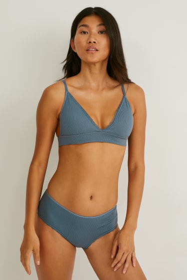 Femmes - Bralette - ampliforme - bleu pétrole