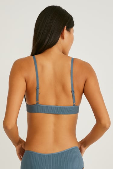 Femmes - Bralette - ampliforme - bleu pétrole