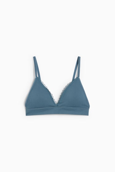 Femmes - Bralette - ampliforme - bleu pétrole