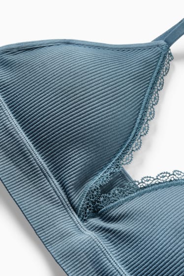 Femmes - Bralette - ampliforme - bleu pétrole