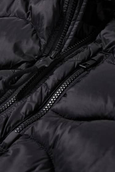Pánské - Prošívaná vesta - z recyklovaného materiálu - černá