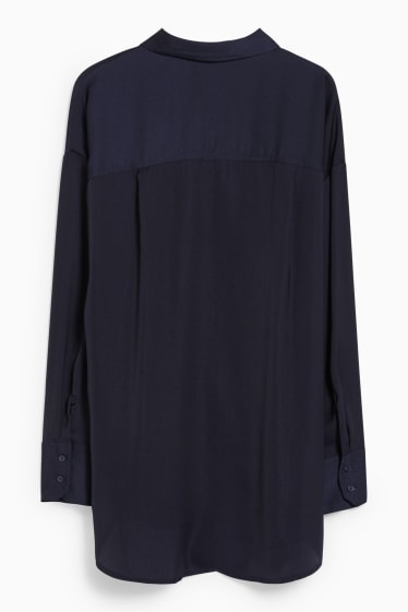 Women - Blouse - dark blue