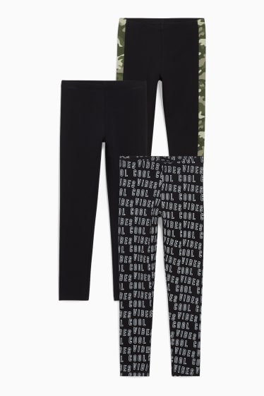 Nena - Paquet de 3 - leggings - caqui