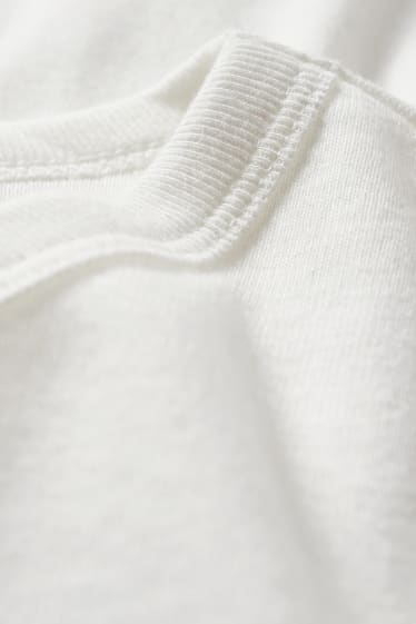 Home - Paquet de 2 - samarreta interior - canalé fi - blanc