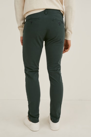 Heren - Chino - slim fit - Flex - LYCRA® - donkergroen