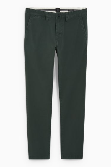 Hommes - Chino - slim fit - Flex - LYCRA® - vert foncé