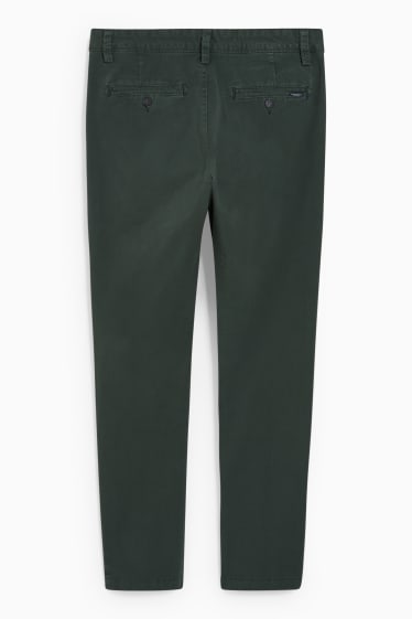 Hommes - Chino - slim fit - Flex - LYCRA® - vert foncé