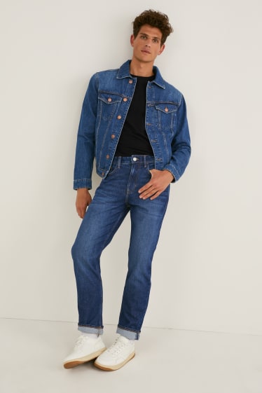 Men - Straight jeans - LYCRA® - denim-dark blue