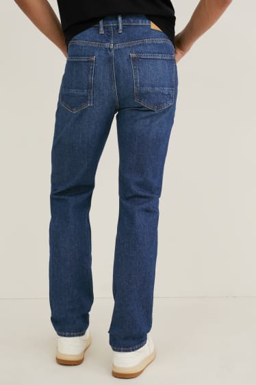 Home - Straight jeans - LYCRA® - texà blau fosc