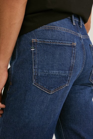 Bărbați - Straight jeans - LYCRA® - denim-albastru închis