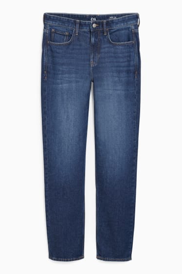 Home - Straight jeans - LYCRA® - texà blau fosc