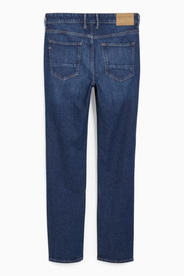 Home - Straight jeans - LYCRA® - texà blau fosc