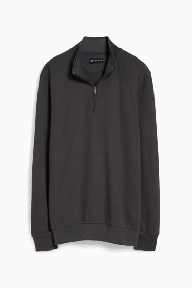 Hommes - Sweat - gris anthracite