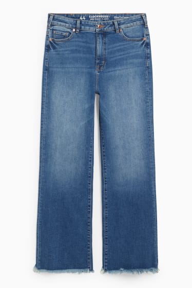 Teens & Twens - CLOCKHOUSE - Flared Jeans - High Waist - jeansblau