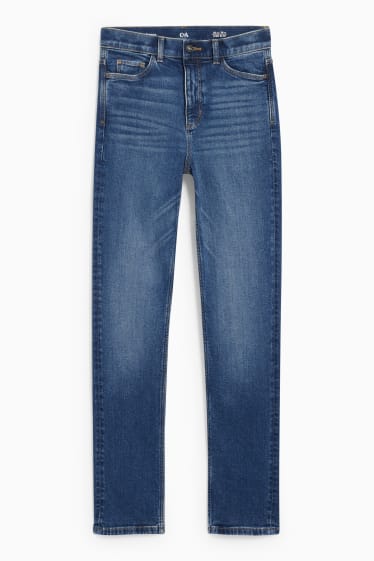 Dámské - Slim jeans - high waist - LYCRA® - džíny - modré