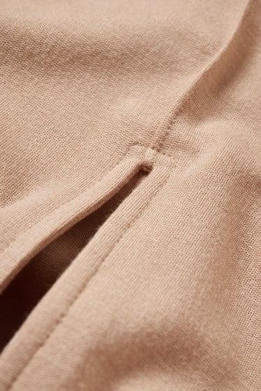 Dona - CLOCKHOUSE - pantalons de punt - flared - marró clar
