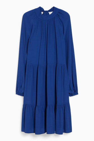 Women - A-line dress - dark blue