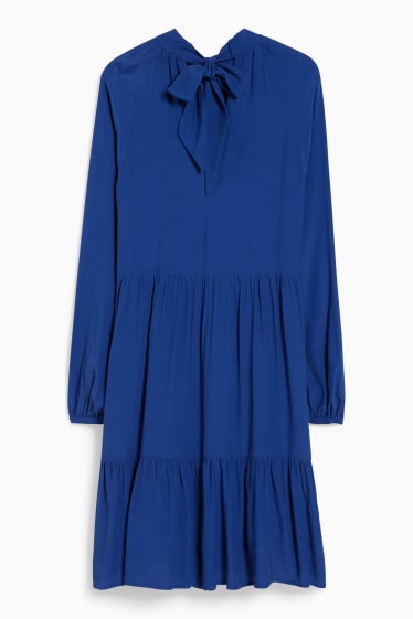 Women - A-line dress - dark blue