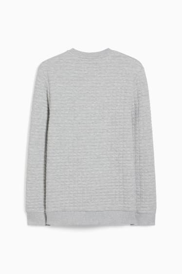 Men - Sweatshirt - light gray-melange