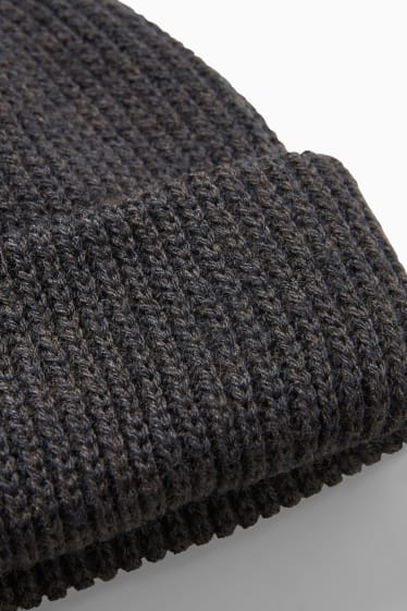 Hombre - CLOCKHOUSE- gorro de punto - gris oscuro