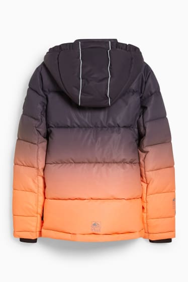Kinder Mädchen - Skijacke mit Kapuze - coral