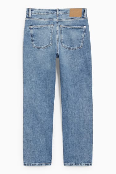 Femmes - Jean de coupe droite - high-waist - LYCRA®  - jean bleu clair