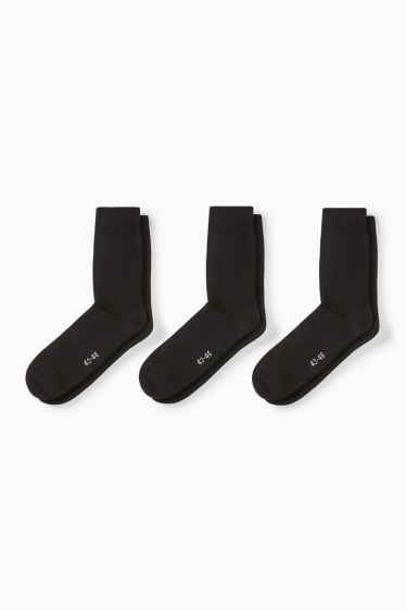 Heren - Set van 3 paar - sokken - LYCRA® - zwart