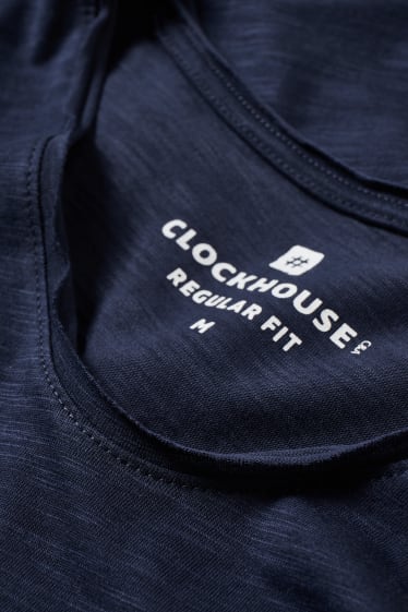 Heren - CLOCKHOUSE - T-shirt  - donkerblauw