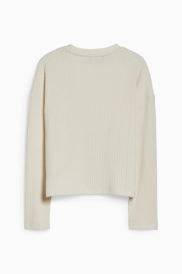 Enfants filles - Pull - blanc crème