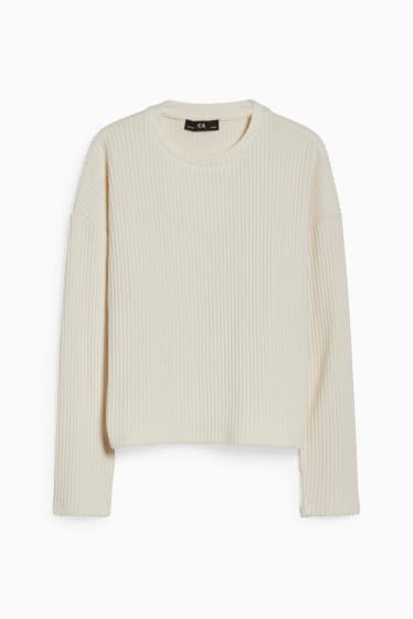 Enfants filles - Pull - blanc crème