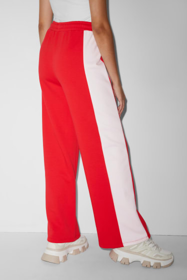 Teens & young adults - CLOCKHOUSE - joggers - white / red