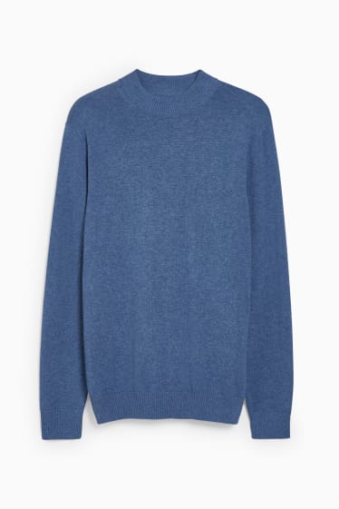 Herren - Pullover mit Kaschmir-Anteil - blau