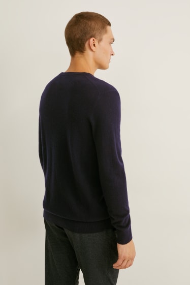 Men - Cashmere jumper - black