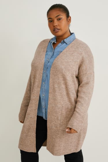 Women - Cardigan - beige-melange