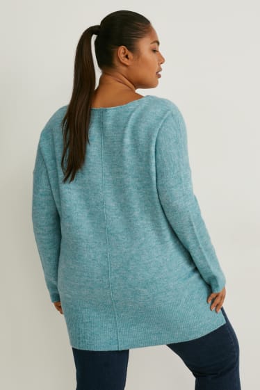 Women - Jumper - turquoise