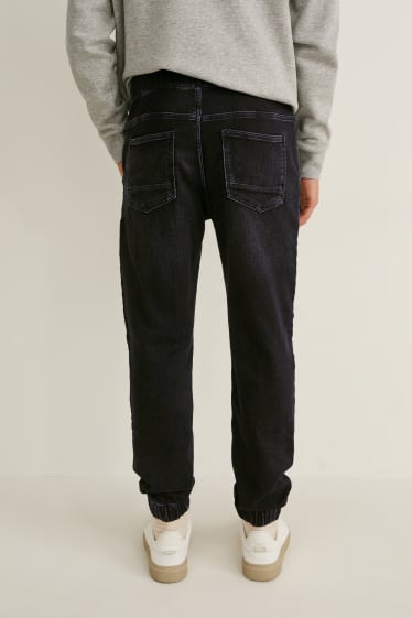 Men - Tapered jeans - Flex jog denim - LYCRA® - black