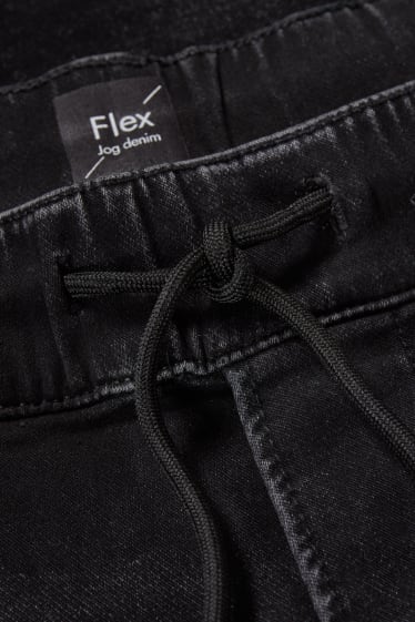 Hombre - Tapered jeans - Flex jog denim - LYCRA® - negro