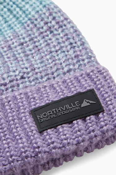 Children - Knitted hat - light blue