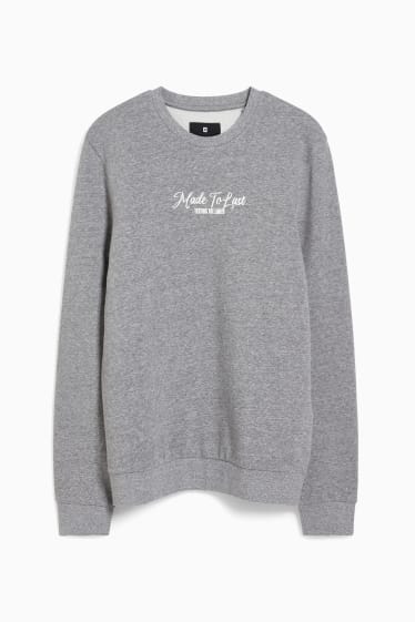 Heren - CLOCKHOUSE - sweatshirt - grijs-mix