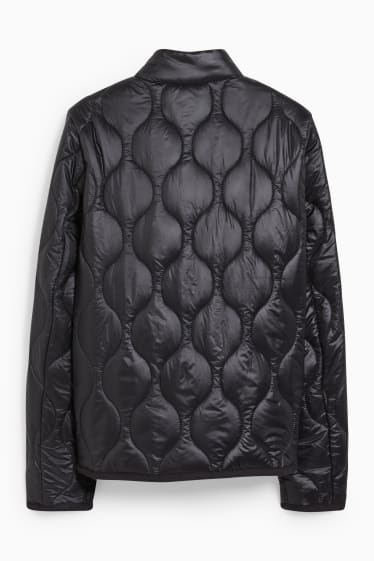 Femei - Jachetă matlasată - negru