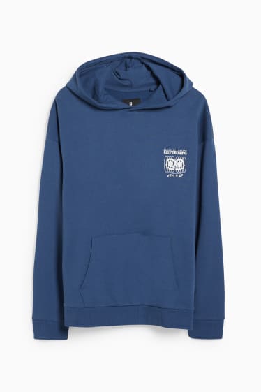 Uomo - CLOCKHOUSE - felpa con cappuccio - blu