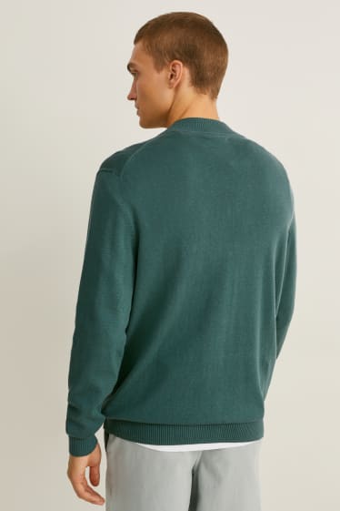 Men - Cashmere blend jumper - green