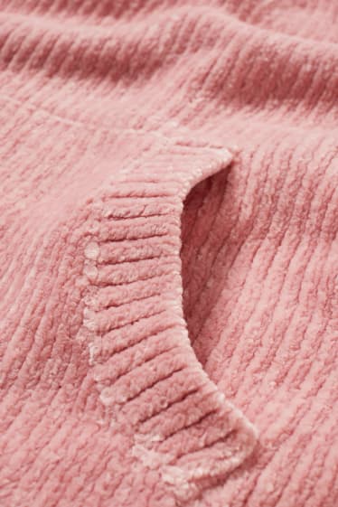Niños - Jersey de felpilla con capucha - rosa