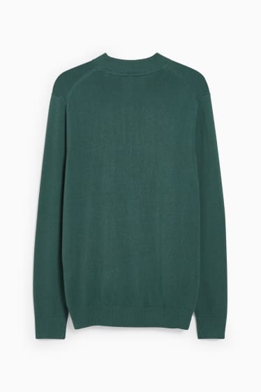 Uomo - Maglione con componente di cashmere - verde