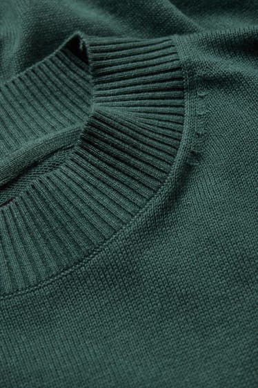 Uomo - Maglione con componente di cashmere - verde