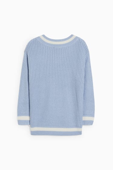 Kinder Mädchen - Pullover - hellblau