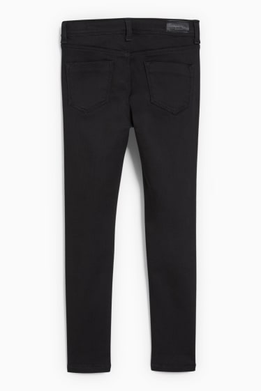 Enfants filles - Skinny jean - jean chaud - jean gris foncé